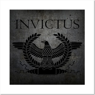 Invictus - Black Eagle on Iron Posters and Art